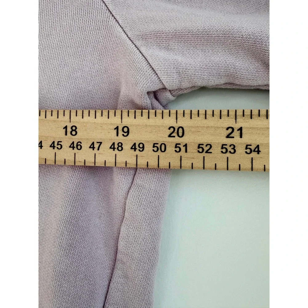 Club Monaco Essential Crewneck Sweatshirt Minimalist Mens M Purple Unisex Cotton